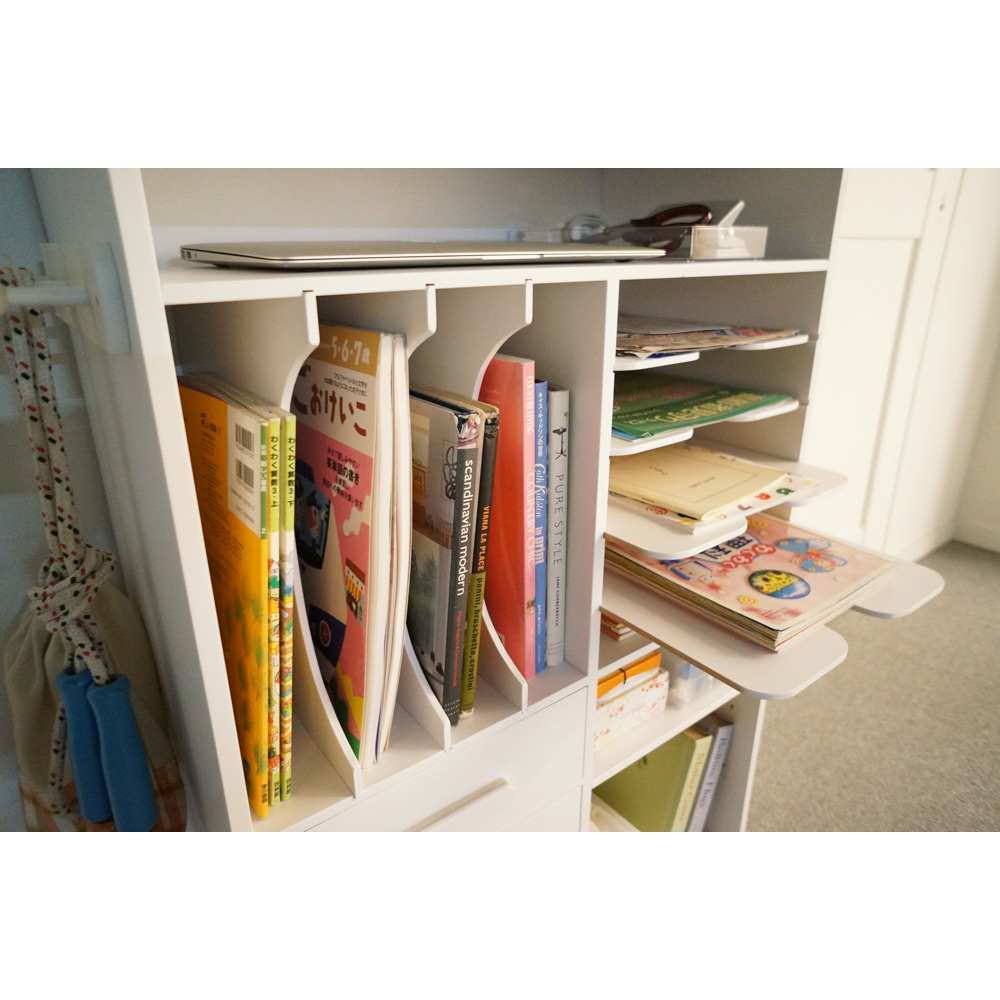 国産］塾や習い事の物までひとまとめワゴン（ランドセルラック） 通販