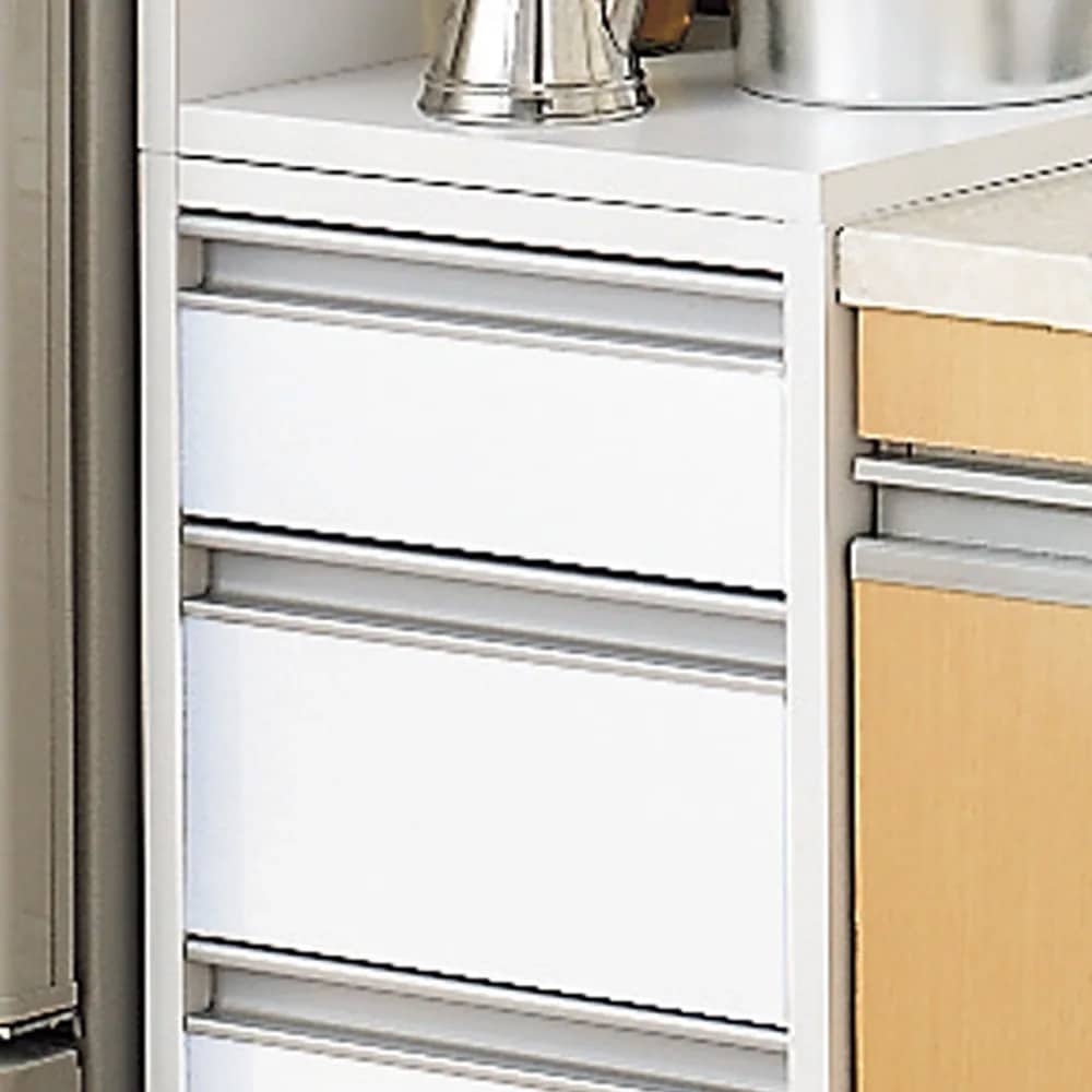 幅12奥行44.5cm］ 取り出しやすい2面オープンすき間収納庫 日本製 通販