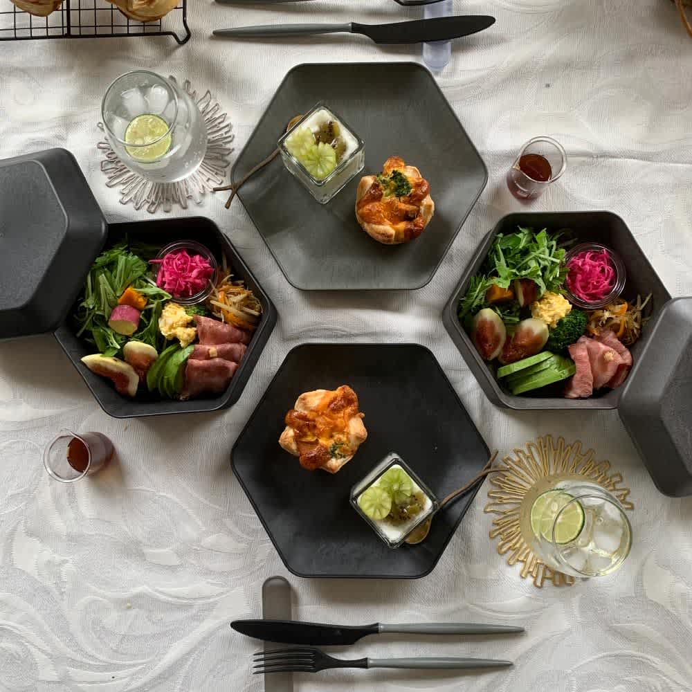 ARAS ヒートコレクション 平皿六角 中 割れないお皿 通販 - ディノス