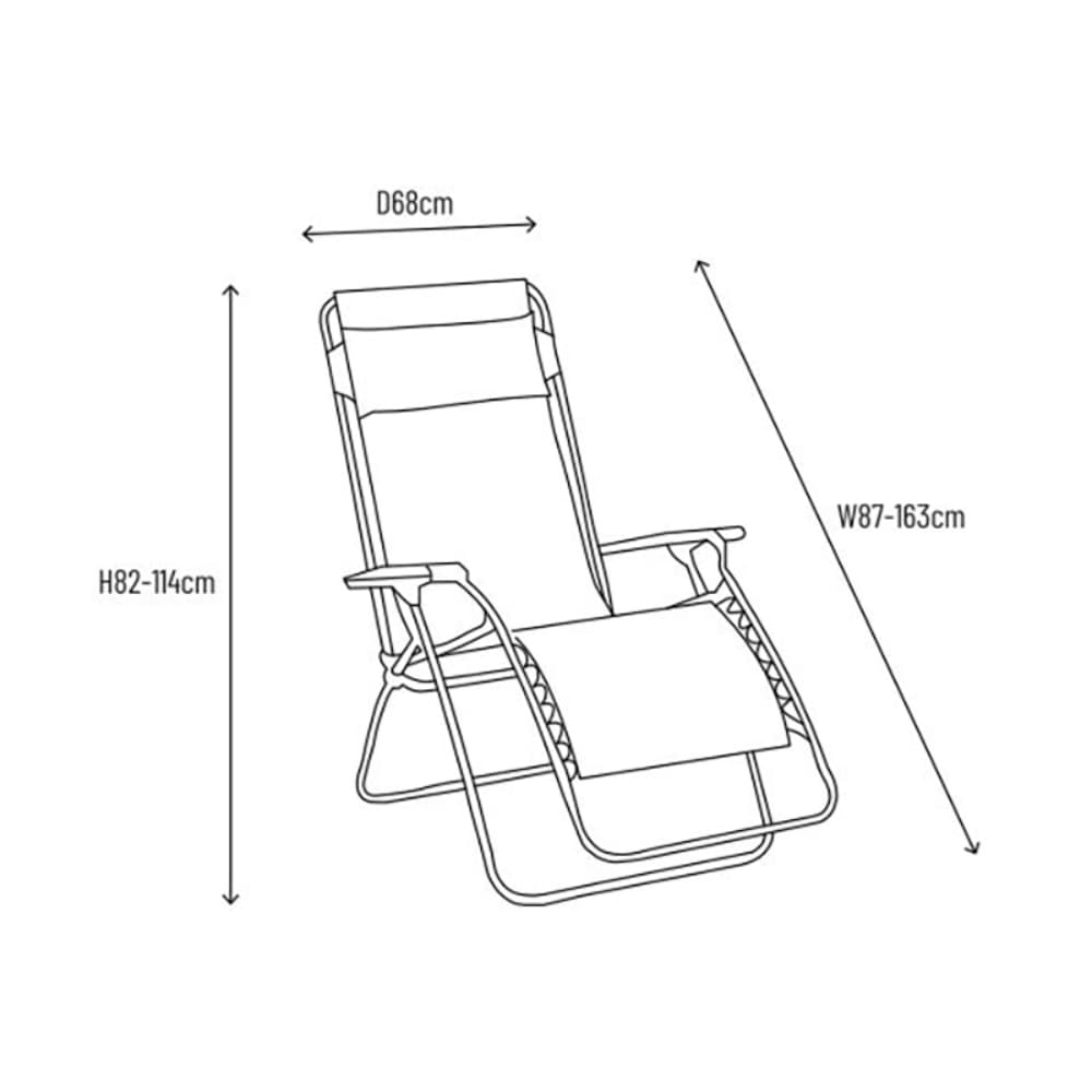 フランス製 Lafuma/ラフマ メッシュリクライニングチェア 通販 - ディノス