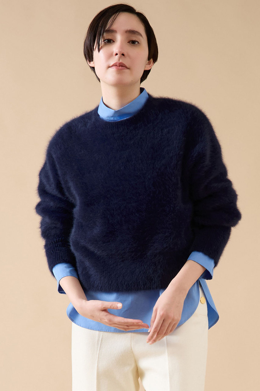 martinique(マルティニーク)｜《WEB限定》FOXカシミヤクルーネックプル