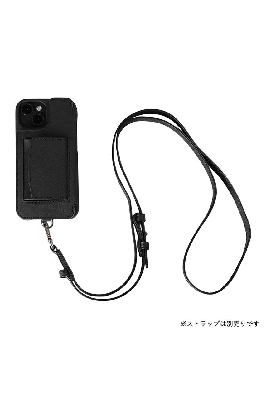 DEMIU(デミュウ)｜iPhone15 POCHE 背面収納スマホケース ストラップ