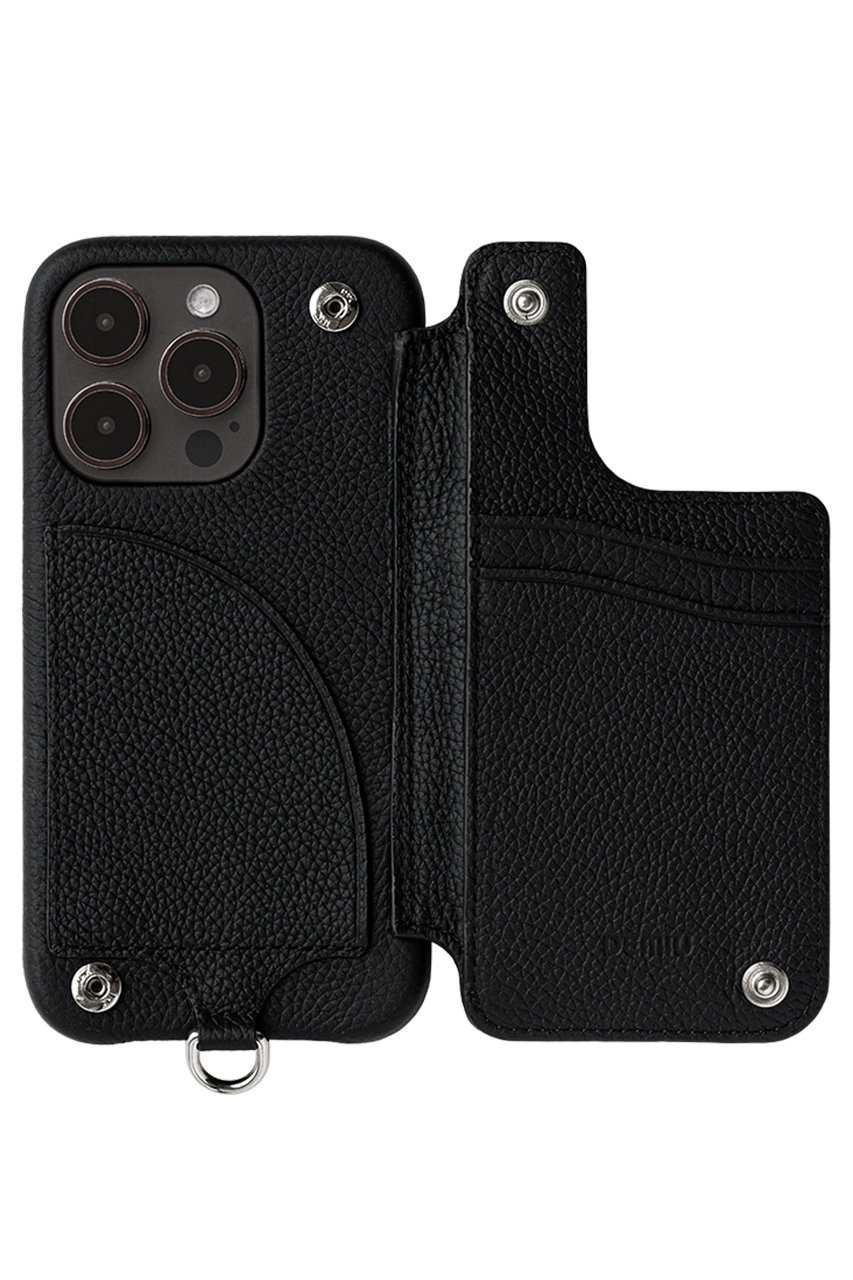 DEMIU(デミュウ)｜iPhone16 BALLON 背面収納スマホケース ストラップ