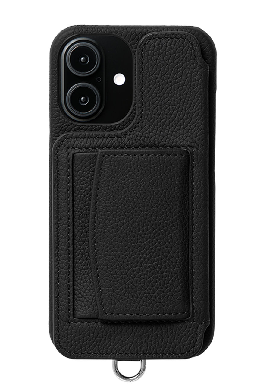 DEMIU(デミュウ)｜iPhone16 POCHE 背面収納スマホケース ストラップ