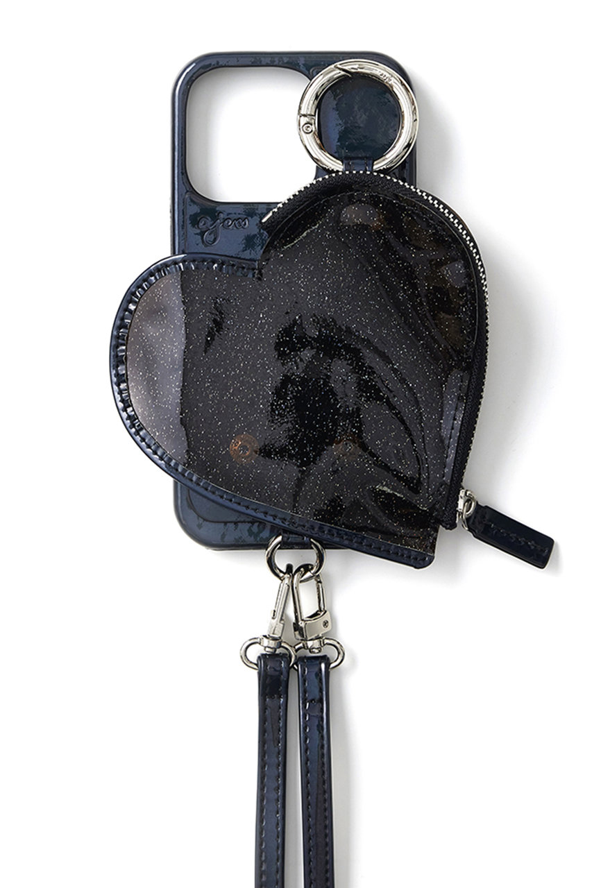 ajew(エジュー)｜iPhone15/15Pro ajew PVC heart planet pocket case