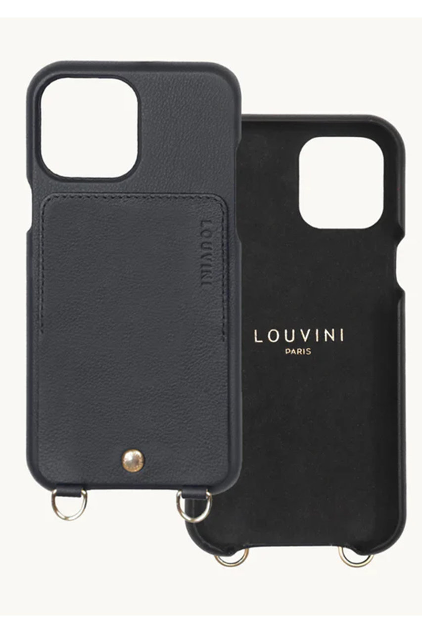 Louvini Paris(ルヴィニ パリ)｜iPhone16 スマホケース LOU/BLACK の