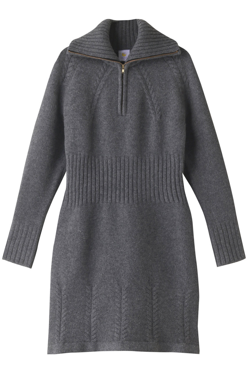 TMG(ティー エム ジー)｜ケーブルワンピース/グレー の通販｜ELLESHOP