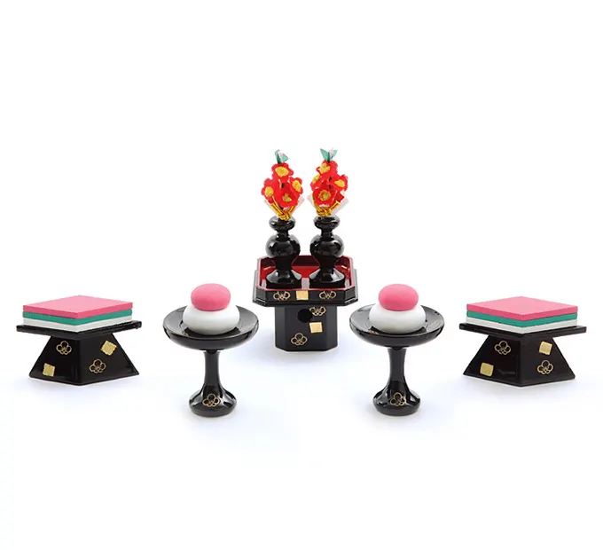 雛人形「雛道具 菱高三宝（小）」｜雛人形の通販 ふらここ