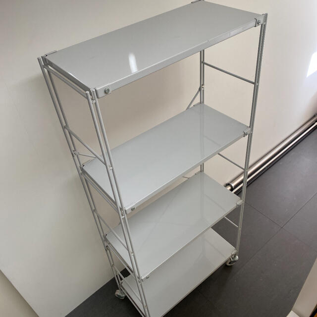 MUJI (無印良品) - 無印良品／スチールラック／キャスター付き 幅25cm