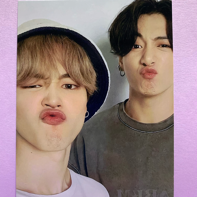 BTS グク ジミン グクミン 写真L版4枚セット ①の通販 by ぽんみさ's