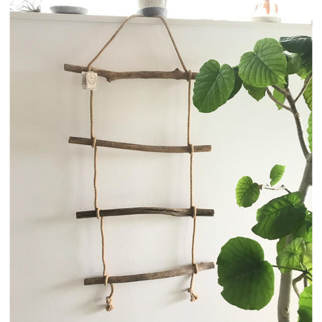 新品】流木ラダー 4段はしごの通販 by ロコモコ shop｜ラクマ