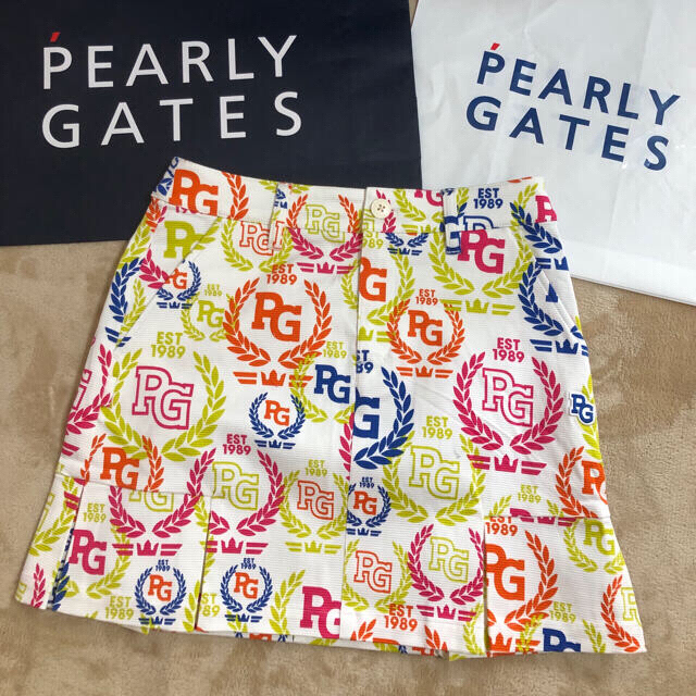 PEARLY GATES - パーリーゲイツグログランカラフルローリエプ リント