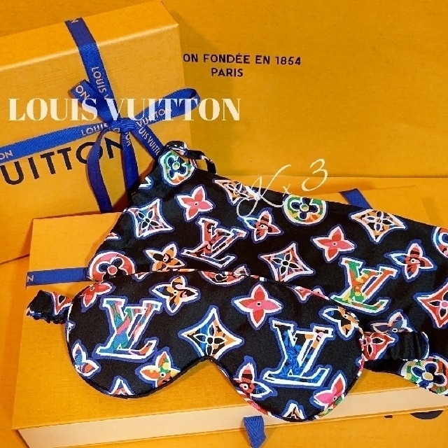 LOUIS VUITTON - LOUIS VUITTON アイマスクの通販 by K×3 shop｜ルイ
