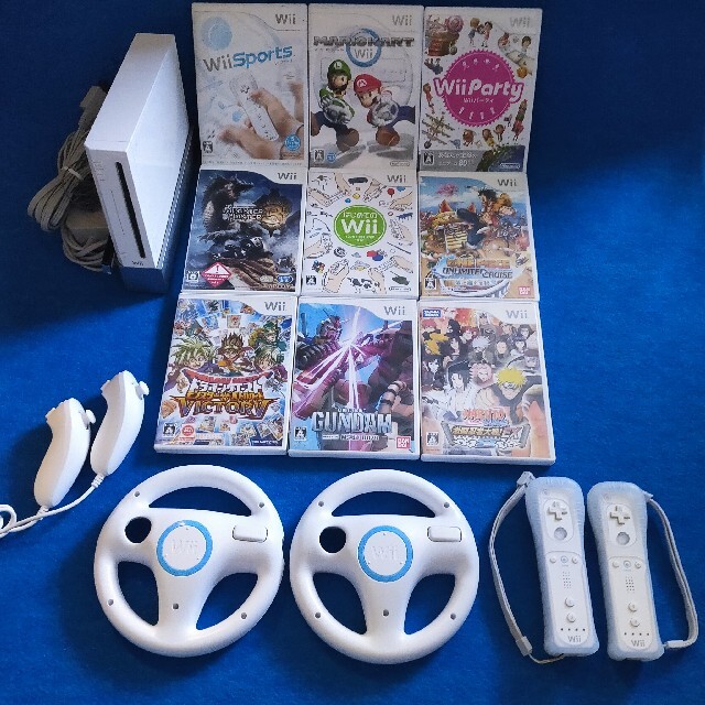 Wii - 豪華✨任天堂 マリオカート Wii 本体一式 Wiiパーティ ナルト