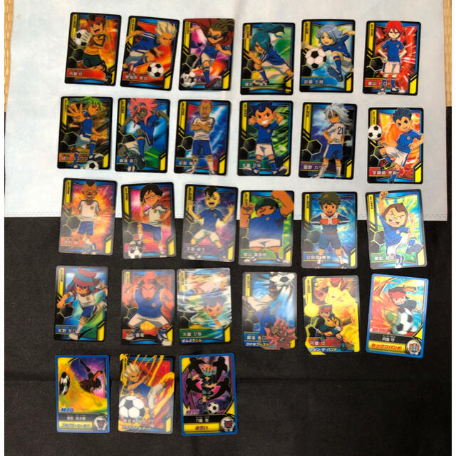 イナズマイレブン 3Dカード27枚セット 円堂、吹雪、風丸、豪炎寺