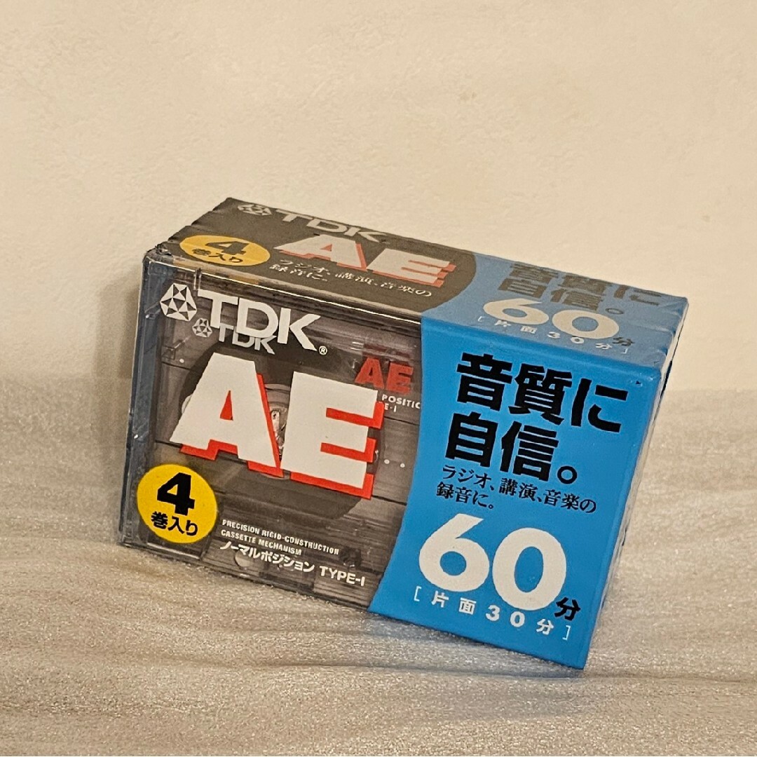 TDK - TDKカセットテープ AE 60分4巻パック AE-60X4Gの通販 by