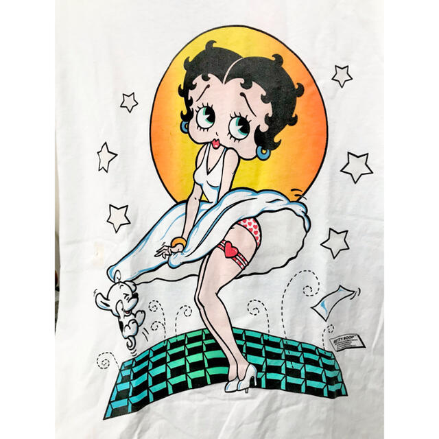 レア）ヴィンテージ マリリンモンローのBetty Boop Tシャツ ベティの