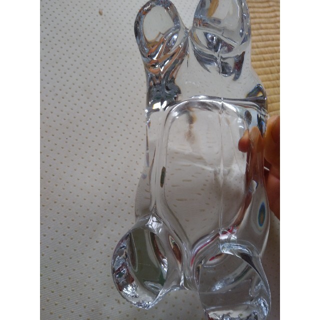 東洋佐々木ガラス - SASAKI CRISTAL ガラスのウサギ 小物入れの通販 by