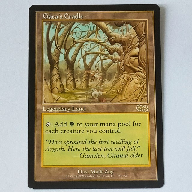 MTG MTG ガイアの揺籃の地 Gaea's Cradle 日本語版 ウルザズ・サーガ