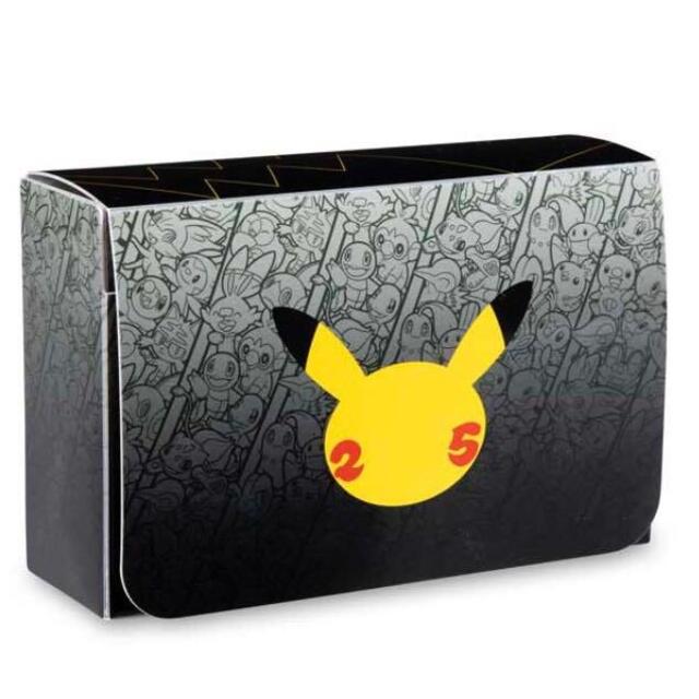 ポケモン25周年 ダブルデッキケース ポケモンカードゲーム ピカチュウ