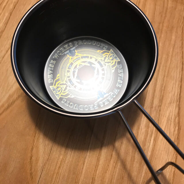 デバイスワークス3周年限定サイドグラフィックBLACK 深底シェラカップ