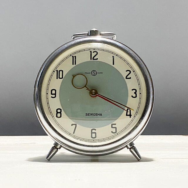 SEIKO - 精工舎/SEIKOSHA コメット ゼンマイ式置時計 目覚まし時計 手