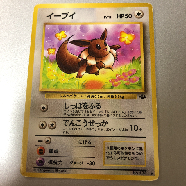 イーブイ ポケカ 旧裏 第2弾ポケモンジャングル Evの通販 by きーゆー