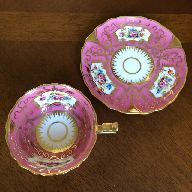 希少品】コウルドン☆手描き金彩ローズ☆ピンクC/Sの通販 by Ivy Ave