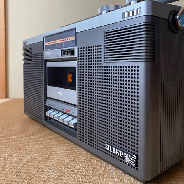 SONY - SONY CFS-V1 ZILBAP TV FM/AM ステレオカセットコーダーの通販