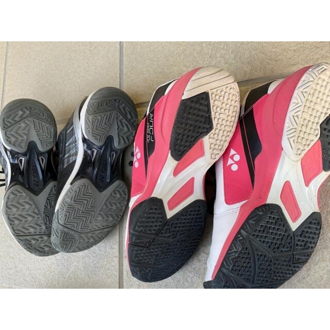 YONEX - YONEX テニスシューズ22cm黒、ピンク24cmの通販 by ※プロフ