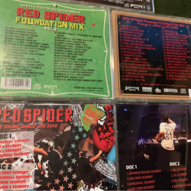 IRIE LIFE - RedSpider 4枚組 合計6枚!Mix CD 緊急事態カエルスタジオ