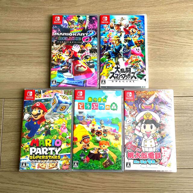 Nintendo Switch - Nintendo Switch ソフト5本 新品未開封の通販 by た