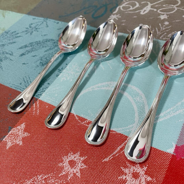 クリストフル パールシリーズ スプーン4本 【公式通販】