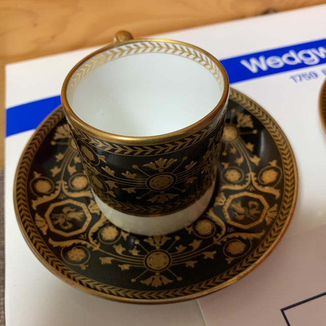WEDGWOOD - ウェッジウッド アストバリー ブラック デミタスカップ