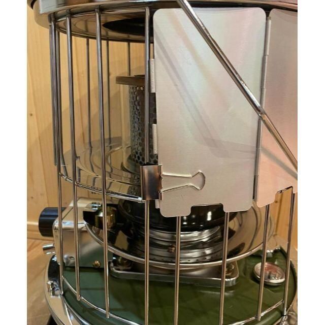 New アルパカストーブコンパクト専用アルミ放物 ケース付反射板 五徳