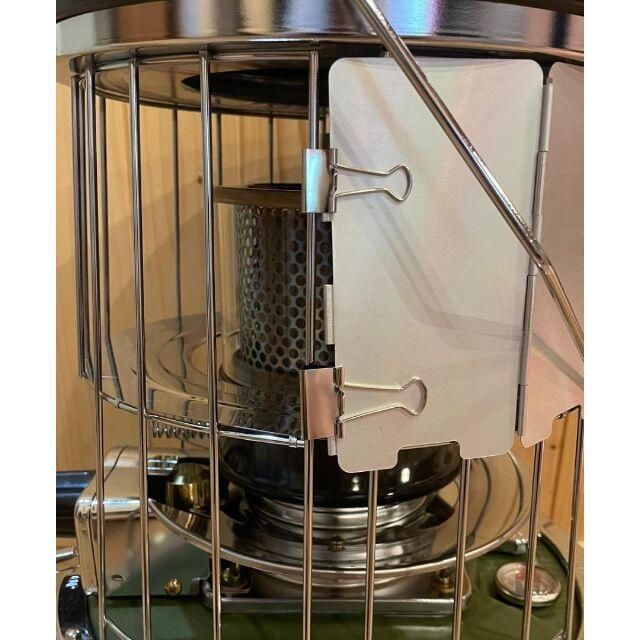 New アルパカストーブコンパクト専用アルミ放物 ケース付反射板 五徳