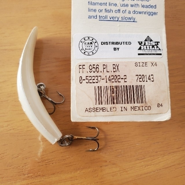 値下げヘリンフラットフィッシュ、スイマースプーン、レイジーアイクの