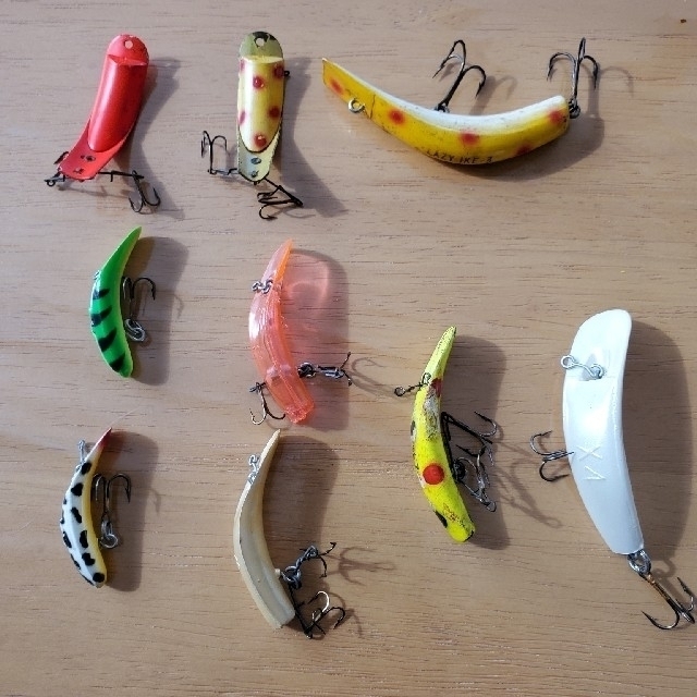 値下げヘリンフラットフィッシュ、スイマースプーン、レイジーアイクの