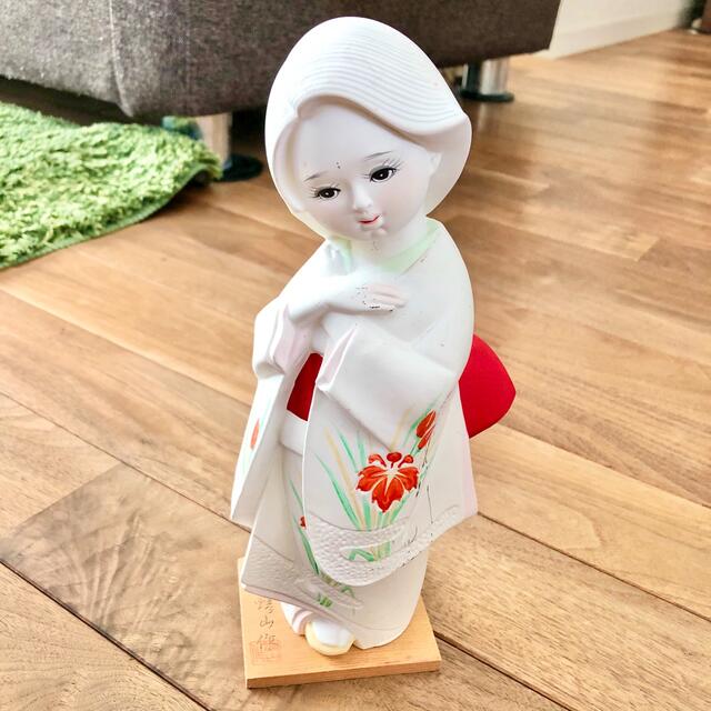 陶器の日本人形 博多人形 京人形 着物美人 置物 骨董品の通販 by