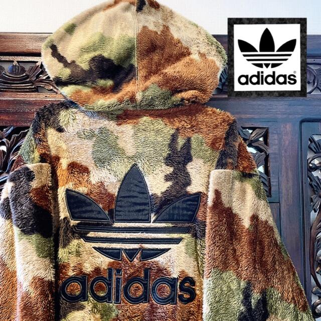 adidas - アディダス 迷彩 ジャケット パーカー ボア カモフラ