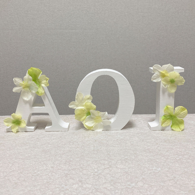 ウェルカムスペース イニシャルオブジェ アルファベットオブジェ 結婚