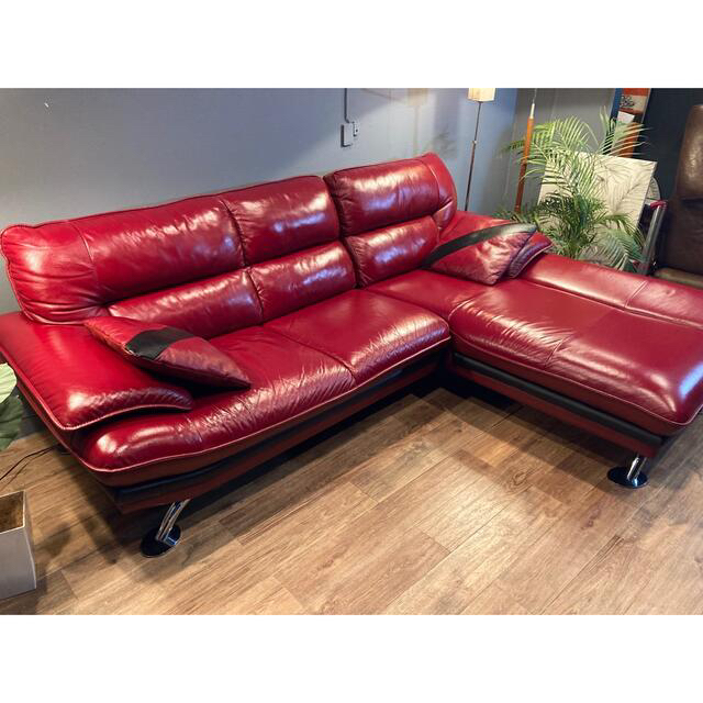 ニトリ - GY様専用 極上本牛革ロゾ4コーナーカウチソファーエスハウス