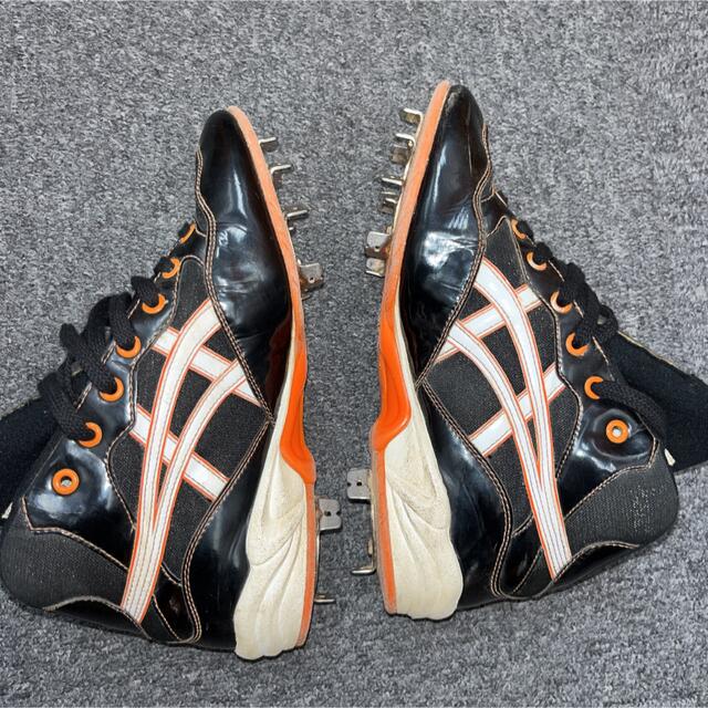 早いもの勝ち希少レア新庄剛志スパイク新庄5 黒オレンジ26センチ