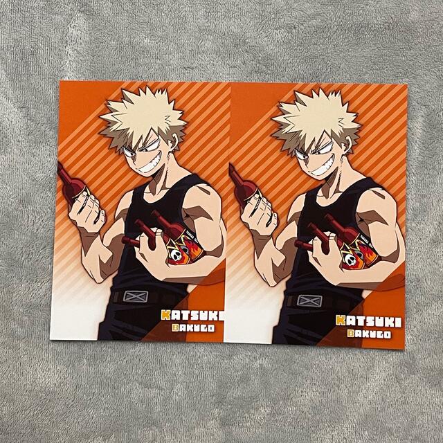 ヒロアカ ポストカード アニメイト特典 爆豪勝己 2枚セットの通販 by