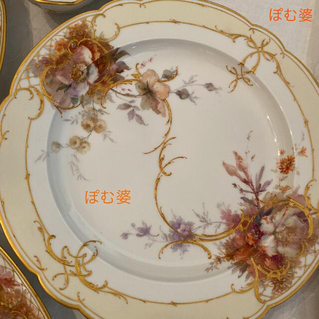 MEISSEN - ☆御参考【KPMベルリン】印象派 印象主義／手描き 金彩