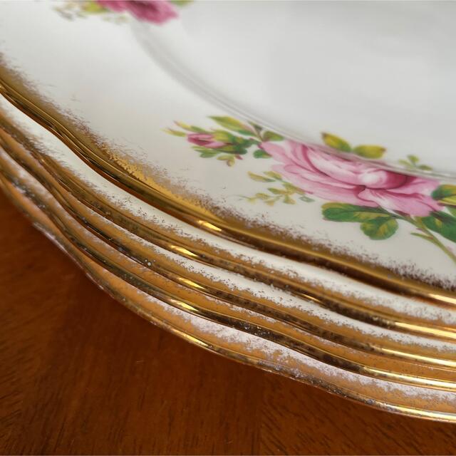 レア美品】ロイヤルアルバート☆アメリカンビューティー☆ディナー皿 5枚