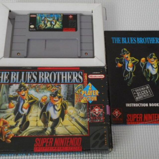 SFC☆THE BLUES BROTHERS SNES 海外版 端子清掃済み The Blues