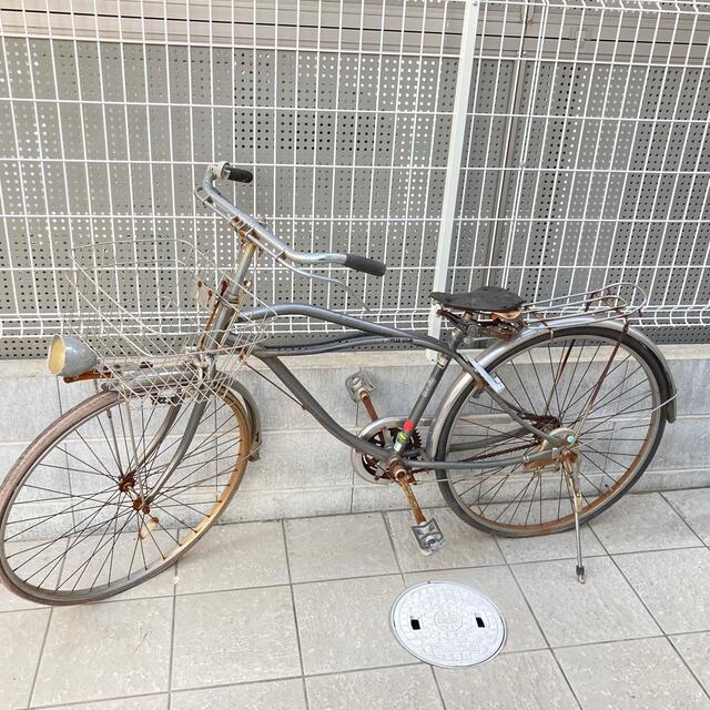 超希少 レトロ 日本製 自転車 MADE IN JAPAN ロッドブレーキの通販 by