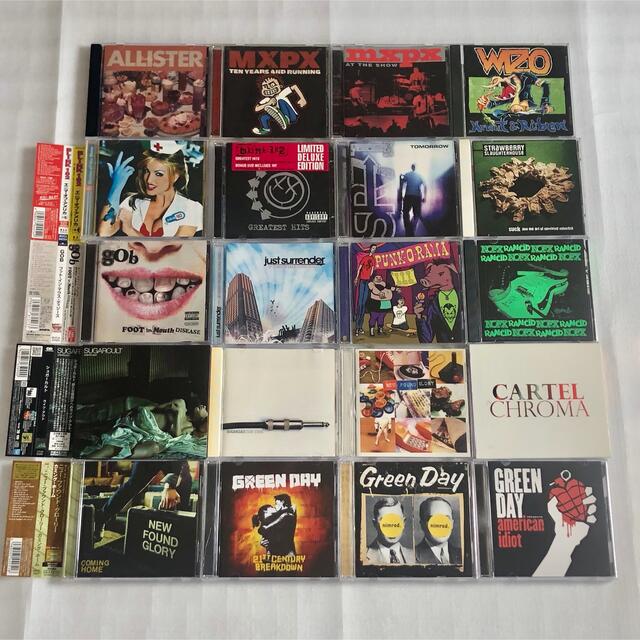 中古美品 パンク/メロコア CDアルバム 20枚 詰め合わせ セット 送料