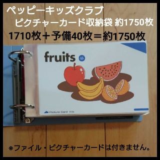 ペッピーキッズクラブ ピクチャーカード収納袋(特厚リフィル) 約1750枚